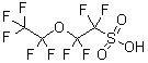 structure of CAS# 113507-82-7, Perfluoro-3-oxapentane-sulfonic acid;1,1,2,2-Tetrafluoro-2-(1,1,2,2,2-pentafluoroethoxy)ethanesulfonic acid