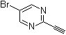 5-Bromo-2-ethynylpyrimidine molecular structure (CAS 1135283-08-7)