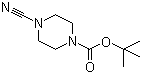 tert-Butyl 4-cyanopiperazine-1-carboxylate molecular structure (CAS 113534-02-4)