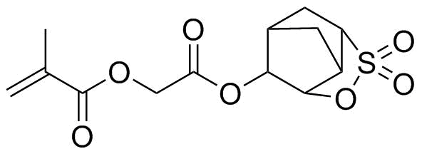 2-((1,1-Dioxidohexahydro-3,5-methanocyclopenta[C][1,2]oxathiol-7-YL)oxy)-2-oxoethyl methacrylate molecular structure (CAS 1135824-87-1)