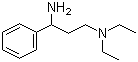 structure of CAS# 113640-41-8, N3,N3-Diethyl-1-phenyl-1,3-propanediamine