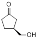 3-(hydroxymethyl)cyclopentanone molecular structure (CAS 113681-11-1)