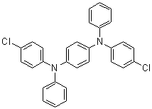 N,N'-Bis(4-chlorophenyl)-N,N'-diphenyl-1,4-benzenediamine molecular structure (CAS 113703-66-5)