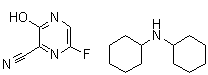 6-Fluoro-3-hydroxy-2-pyrazinecarbonitrile dicyclohexylamine salt molecular structure (CAS 1137606-74-6)