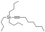 1-Octynyltributylstannane molecular structure (CAS 113794-23-3)