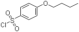 structure of CAS# 1138-56-3, 4-Butoxybenzene-1-sulfonyl chloride;4-n-Butoxybenzenesulfonyl chloride; 4-(n-Butoxy)benzenesulfonyl chloride