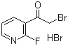 2-Bromo-1-(2-fluoropyridin-3-yl)ethanone hydrobromide molecular structure (CAS 1138033-53-0)
