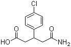 3-(4-氯苯基)戊二酸单酰胺分子结构 (CAS 1141-23-7)
