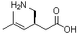 (3S)-3-(Aminomethyl)-5-methyl-4-hexenoic acid molecular structure (CAS 1141362-54-0)