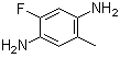 2-Fluoro-5-methyl-1,4-benzenediamine molecular structure (CAS 1141669-41-1)
