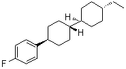 1-[(trans,trans)-4'-Ethyl[1,1'-bicyclohexyl]-4-yl]-4-fluorobenzene molecular structure (CAS 114175-93-8)