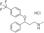 structure of CAS# 114247-09-5, R-(-)-Fluoxetine hydrochloride