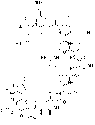Levitide molecular structure (CAS 114281-19-5)