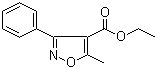 Ethyl 5-methyl-3-phenylisoxazole-4-carboxylate molecular structure (CAS 1143-82-4)