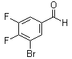 3-Bromo-4,5-difluorobenzaldehyde molecular structure (CAS 1143502-70-8)