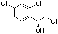 结构式 CAS# 114446-57-0, (alphaR)-2,4-二氯-alpha-(氯甲基)苯甲醇
