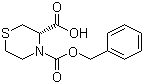 (S)-4-Cbz-Thiomorpholine-3-carboxylic acid molecular structure (CAS 114580-19-7)