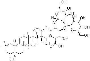 Soyasaponin Ba molecular structure (CAS 114590-20-4)