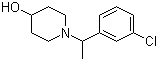 1-[1-(3-Chlorophenyl)ethyl]-4-piperidinol molecular structure (CAS 1146080-11-6)