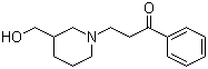 3-[3-(Hydroxymethyl)-1-piperidinyl]-1-phenyl-1-propanone molecular structure (CAS 1146080-19-4)