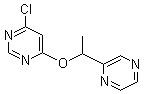 4-Chloro-6-[1-(2-pyrazinyl)ethoxy]pyrimidine molecular structure (CAS 1146080-25-2)
