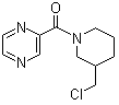 [3-(Chloromethyl)-1-piperidinyl]-2-pyrazinylmethanone molecular structure (CAS 1146080-48-9)