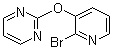 2-[(2-Bromo-3-pyridinyl)oxy]pyrimidine molecular structure (CAS 1146080-79-6)