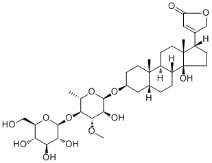 17alpha-Thevebioside molecular structure (CAS 114613-59-1)