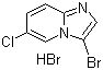3-Bromo-6-chloroimidazo[1,2-a]pyridine hydrobromide molecular structure (CAS 1146615-84-0)