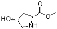 结构式 CAS# 114676-47-0, (2R,4R)-4-羟基吡咯烷-2-羧酸甲酯
