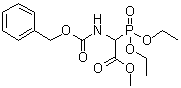 Methyl 2-(benzyloxycarbonylamino)-2-(diethoxyphosphoryl)acetate molecular structure (CAS 114684-69-4)