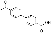 4'-Acetyl-[1,1'-biphenyl]-4-carboxylic acid molecular structure (CAS 114691-92-8)