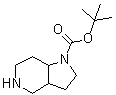 tert-Butyl octahydro-1H-pyrrolo[3,2-c]pyridine-1-carboxylate molecular structure (CAS 1147422-00-1)