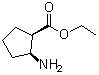 顺式-2-氨基环戊烷羧酸乙酯分子结构 (CAS 114745-45-8)