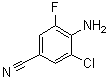 4-Amino-3-chloro-5-fluorobenzonitrile molecular structure (CAS 1147558-43-7)