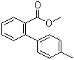 structure of CAS# 114772-34-8, Methyl 4'-methylbiphenyl-2-carboxylate;4'-Methylbiphenyl-2-carboxylic acid methyl ester