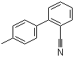 structure of CAS# 114772-53-1, 4'-Methyl-2-cyanobiphenyl;4'-Methylbiphenyl-2-carbonitrile; 2-Cyano-4'-methylbiphenyl
