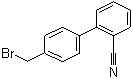 structure of CAS# 114772-54-2, 4-Bromomethyl-2-cyanobiphenyl;4'-Bromomethyl-2-biphenylcarbonitrile