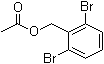 2,6-Dibromobenzyl acetate molecular structure (CAS 1147858-83-0)