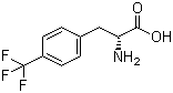 structure of CAS# 114872-99-0, 4-(Trifluoromethyl)-D-phenylalanine;(R)-2-Amino-3-[4-(trifluoromethyl)phenyl]propionic acid