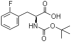 Boc-2-fluoro-L-phenylalanine molecular structure (CAS 114873-00-6)
