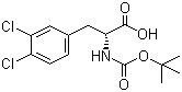Boc-3,4-dichloro-D-phenylalanine molecular structure (CAS 114873-13-1)