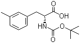 structure of CAS# 114873-14-2, Boc-3-methyl-D-phenylalanine;Boc-D-Phe(3-Me)-OH; Boc-D-3-Methylphe; tert-Butoxycarbonyl-D-3-methylphenylalanine