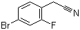 4-Bromo-2-fluorophenylacetonitrile molecular structure (CAS 114897-91-5)