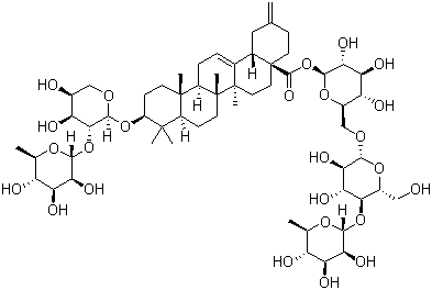 刺五加皂甙 B分子结构 (CAS 114902-16-8)