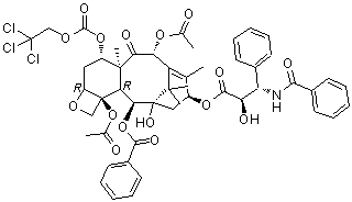 7-(2,2,2-Trichloroethyloxycarbonyl)taxol molecular structure (CAS 114915-17-2)
