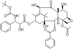 Docetaxel molecular structure (CAS 114977-28-5)