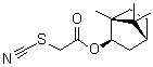 硫氰基乙酸松油基酯分子结构 (CAS 115-31-1)