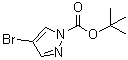 4-Bromopyrazole-1-carboxylic acid tert-butyl ester molecular structure (CAS 1150271-23-0)