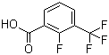 2-Fluoro-3-trifluoromethylbenzoic acid molecular structure (CAS 115029-22-6)